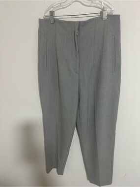 Zara Light Gray Tailored Trousers